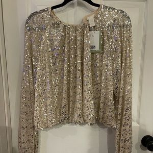 Sequin H&M Blouse NEW